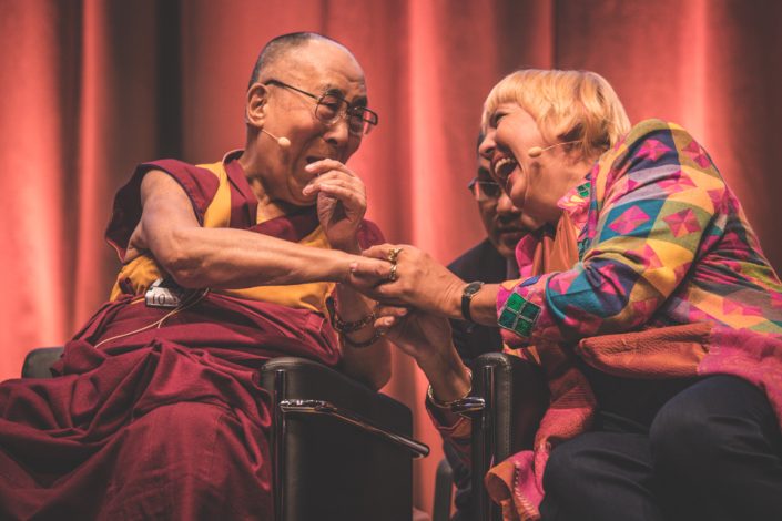 Dalai Lama, Darmstadtium, Darmstadt, 19.09.2018, © Leonard Kötters