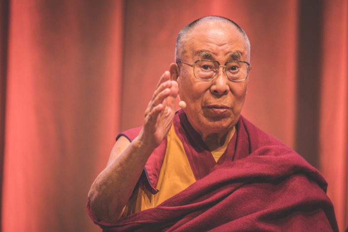Dalai Lama, Darmstadtium, Darmstadt, 19.09.2018, © Leonard Kötters